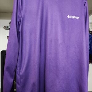 Magellan Outdoors Purple Long Sleeve Tee
